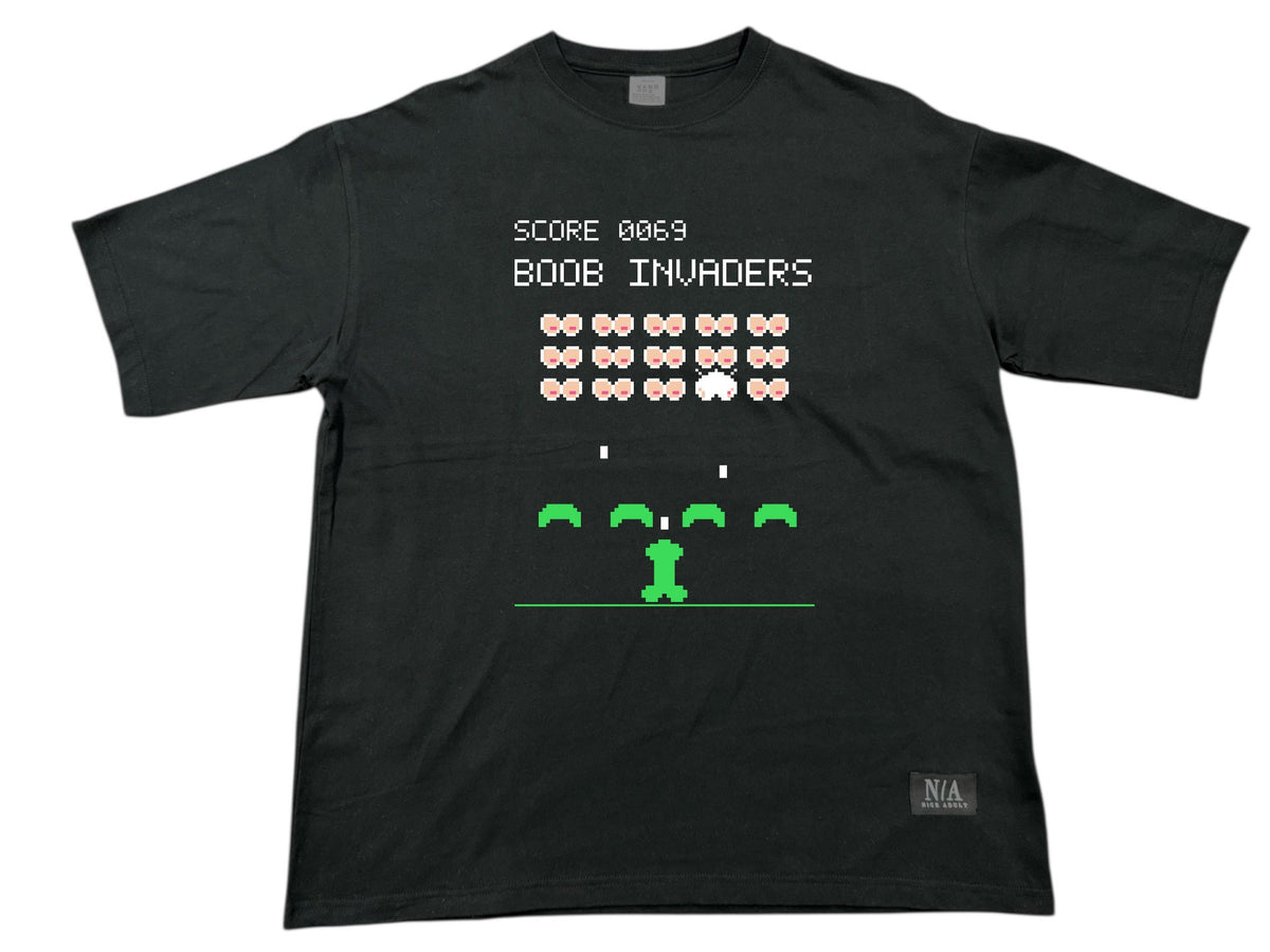 Boob Invaders ブラック フロント