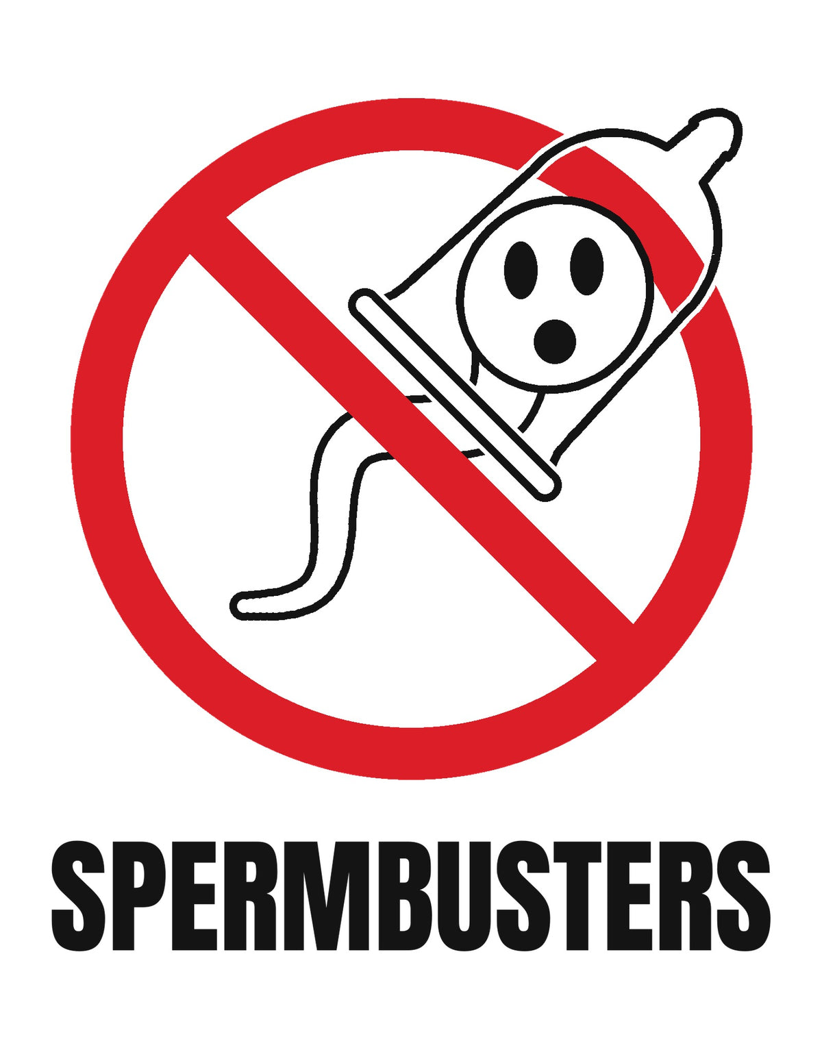 Spermbusters プリント（ホワイト用）