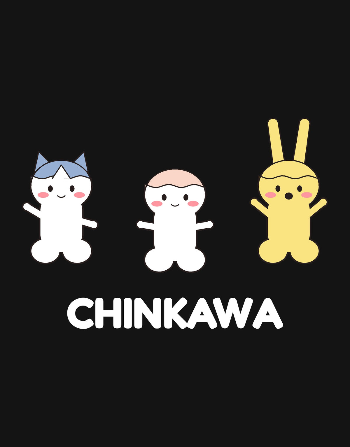 Chinkawa プリント（ブラック用）