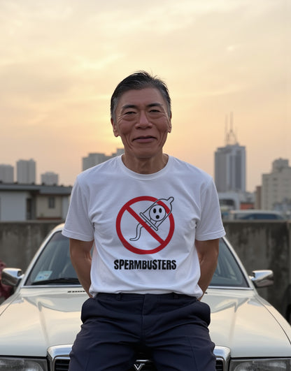 Spermbusters ホワイト 着用 男性