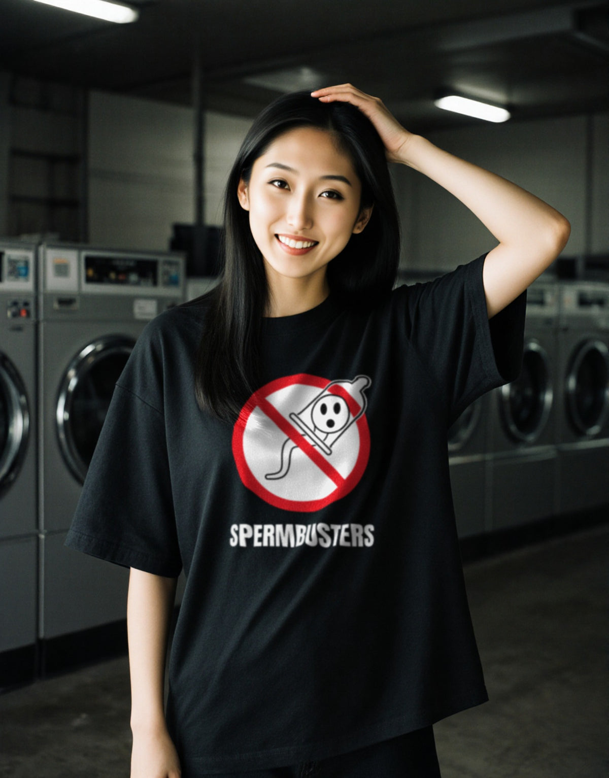 Spermbusters ブラック 着用 女性
