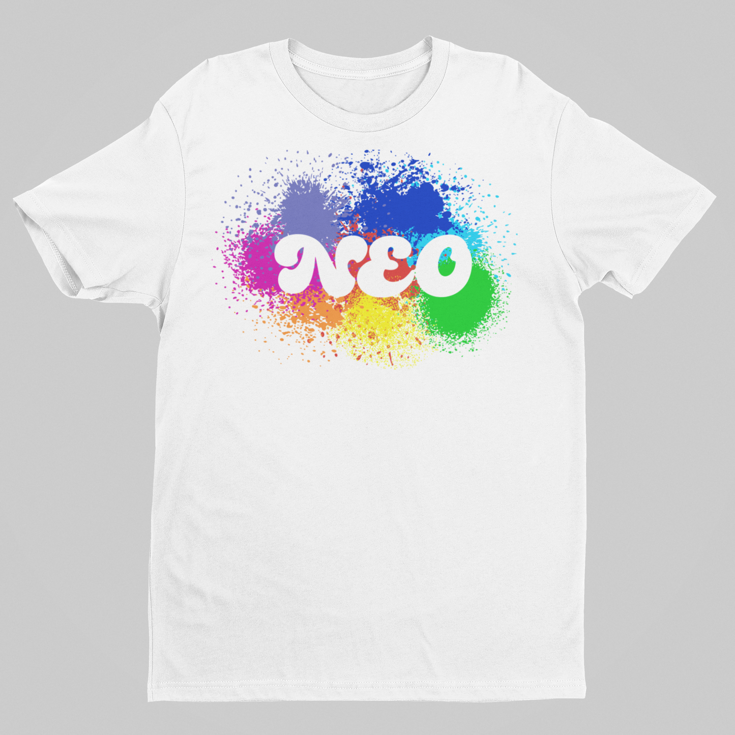 【根尾あかり×NiceAdult】コラボTシャツ_NEO_Rainbow