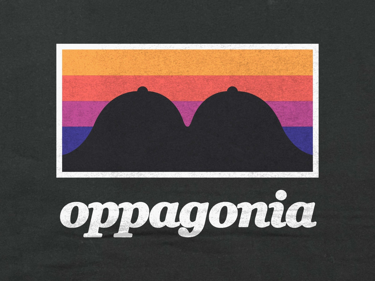 Oppagonia ブラック バックロゴ
