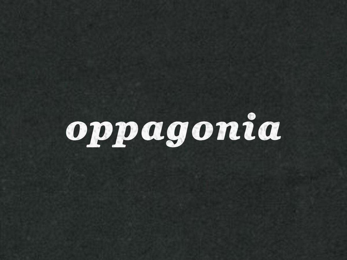Oppagonia ブラック フロントロゴ