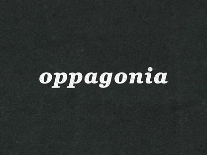Oppagonia ブラック フロントロゴ