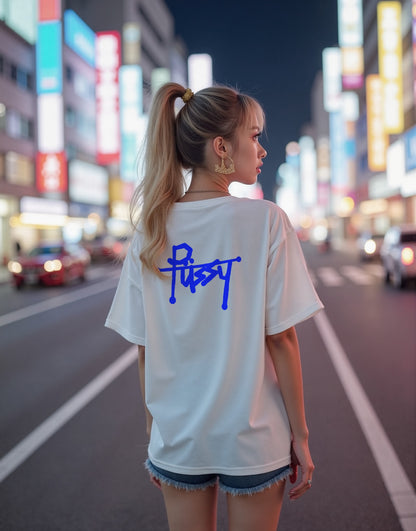 Pussy ホワイト 着用 バック