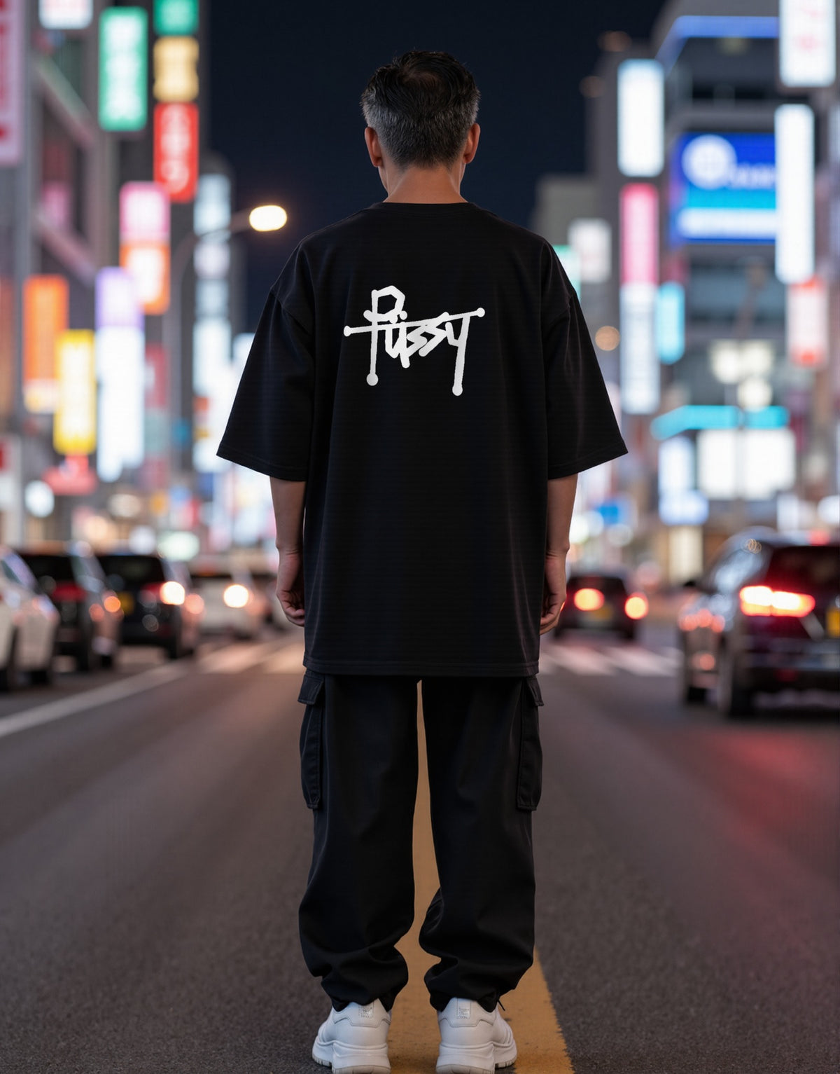Pussy ブラック 着用 バック