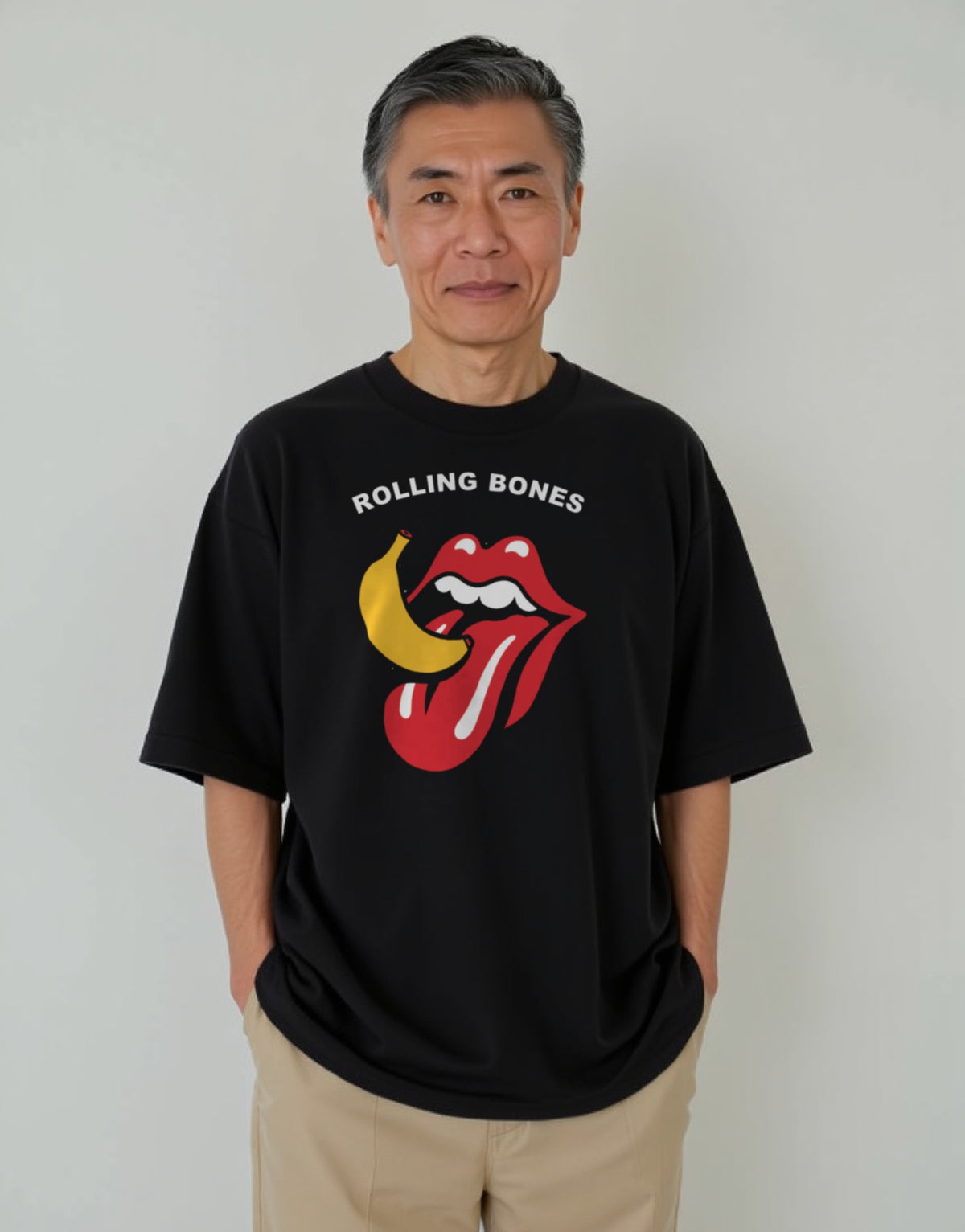 Rolling Bones ブラック 着用 フロント