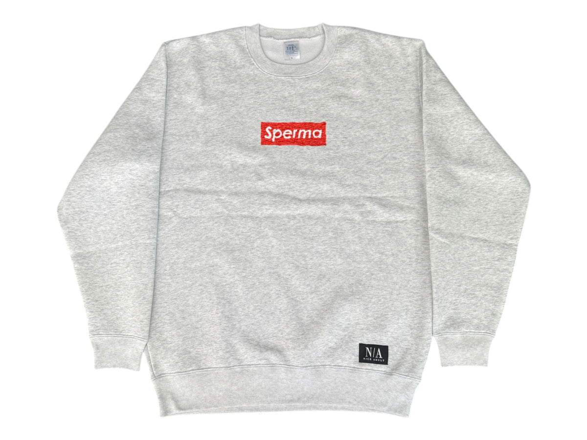 Sperma Sweatshirt アッシュ フロント