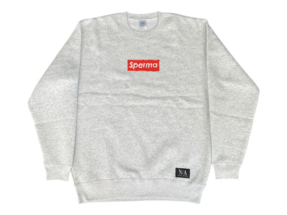 Sperma Sweatshirt アッシュ フロント