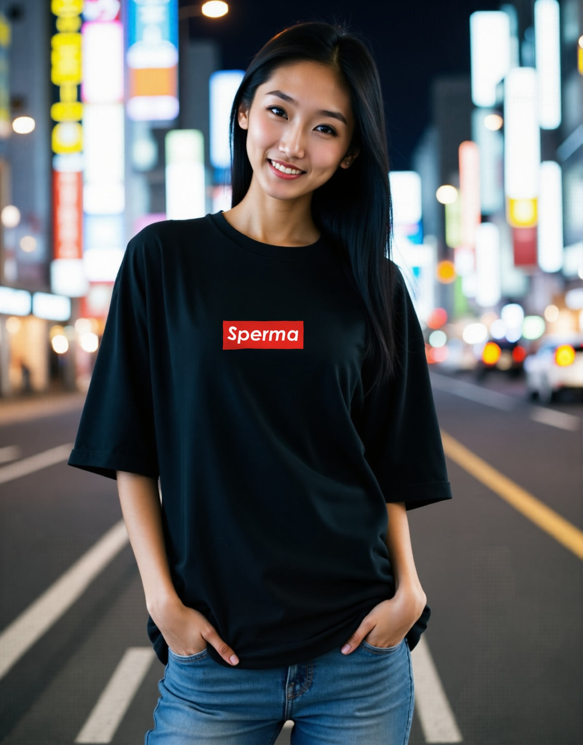 Sperma ブラック 着用 フロント