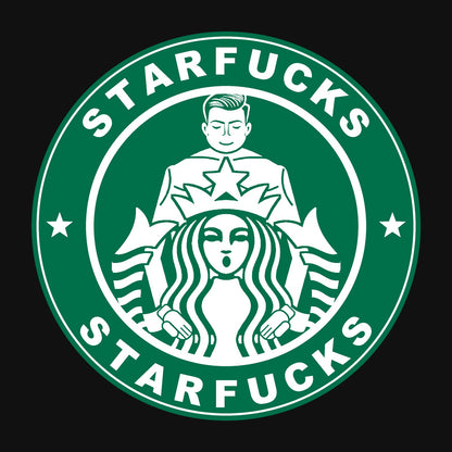 Starfucks ブラック バックロゴ