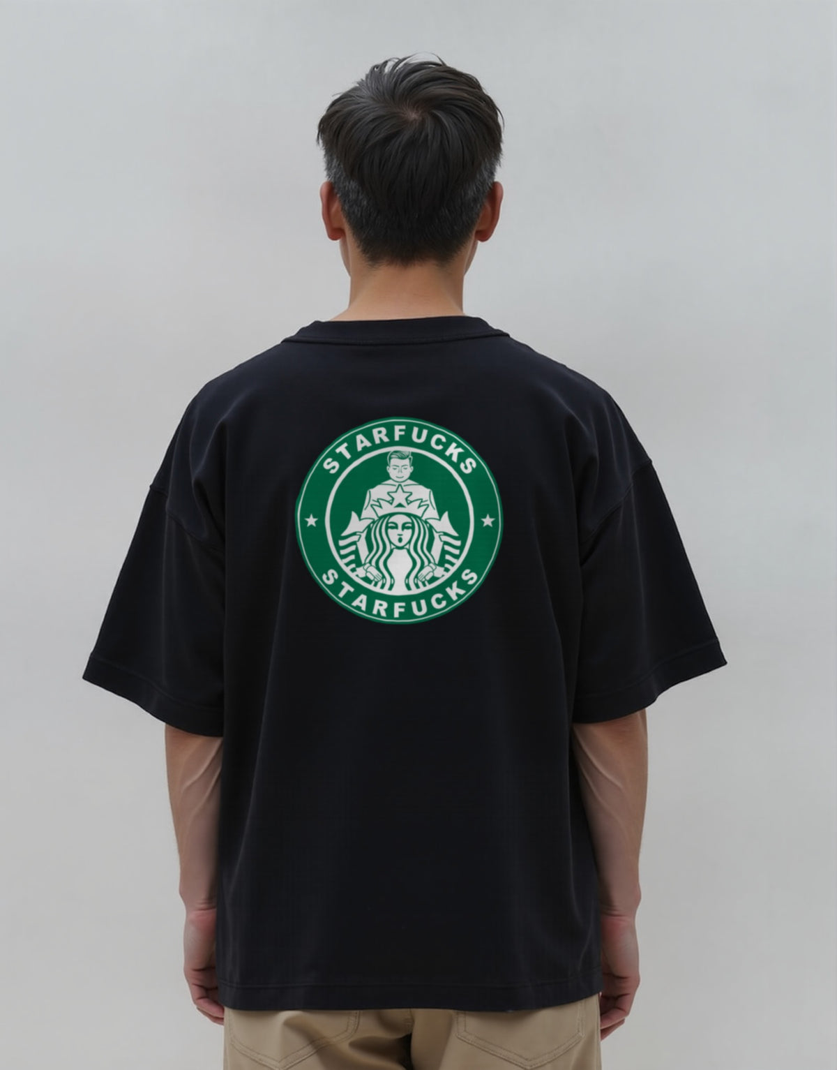Starfucks ブラック 着用 バック