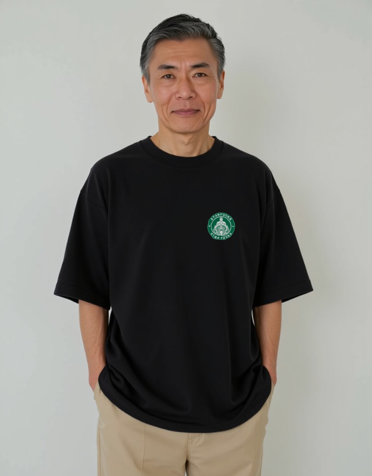 Starfucks ブラック 着用 フロント