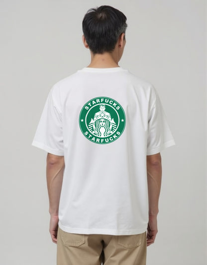 Starfucks ホワイト 着用 バック