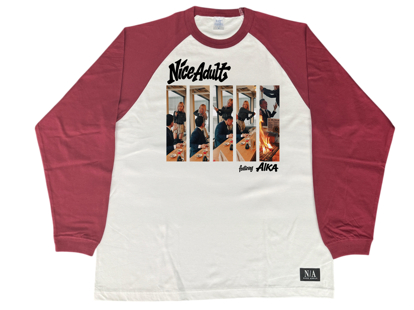 【☆期間限定☆AIKAコラボ】AIKA_Story_Raglan_Long_Sleeve