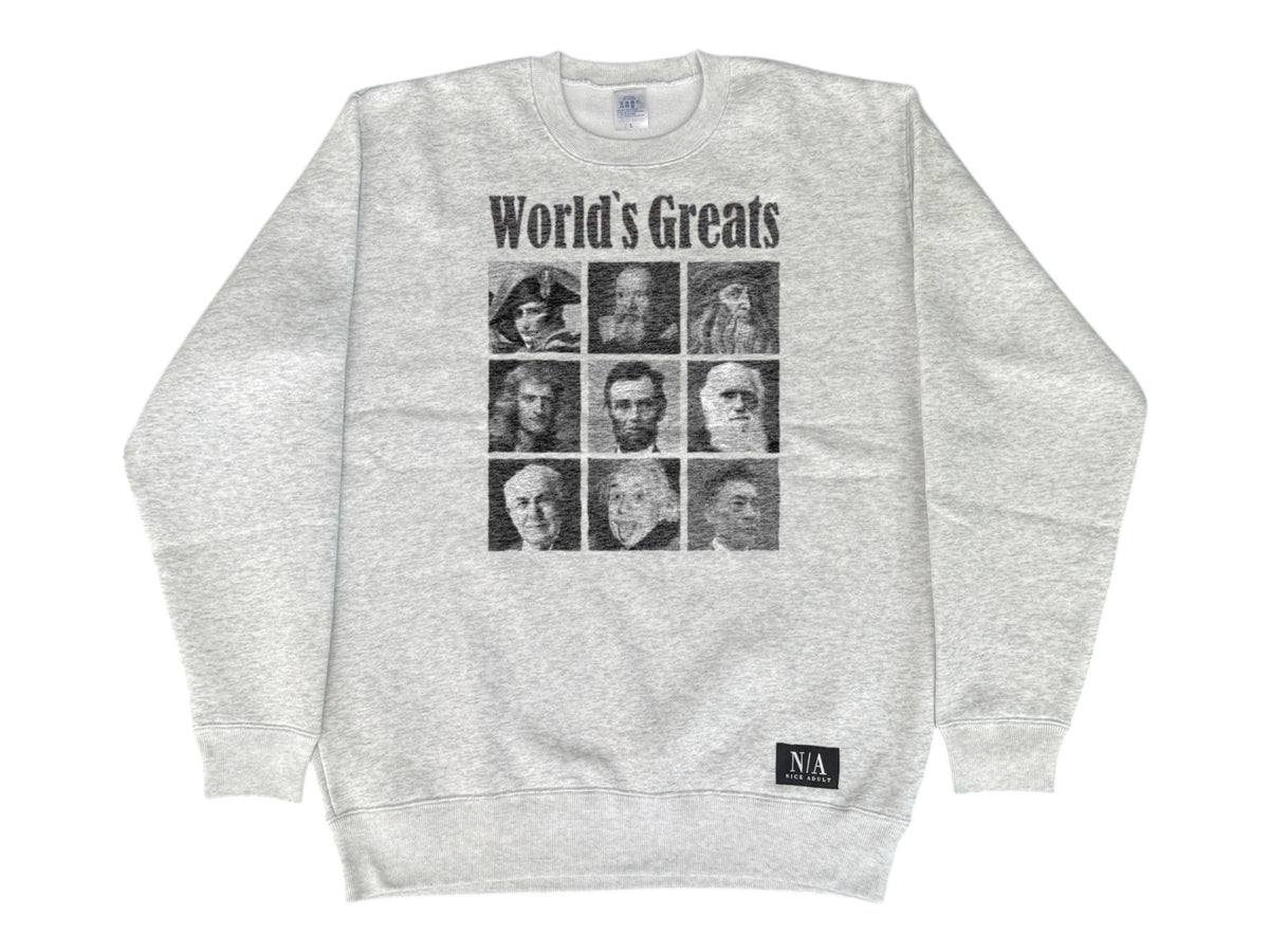 World's_Greats_Sweatshirt アッシュ フロント