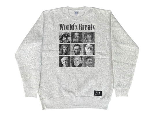 World's_Greats_Sweatshirt アッシュ フロント