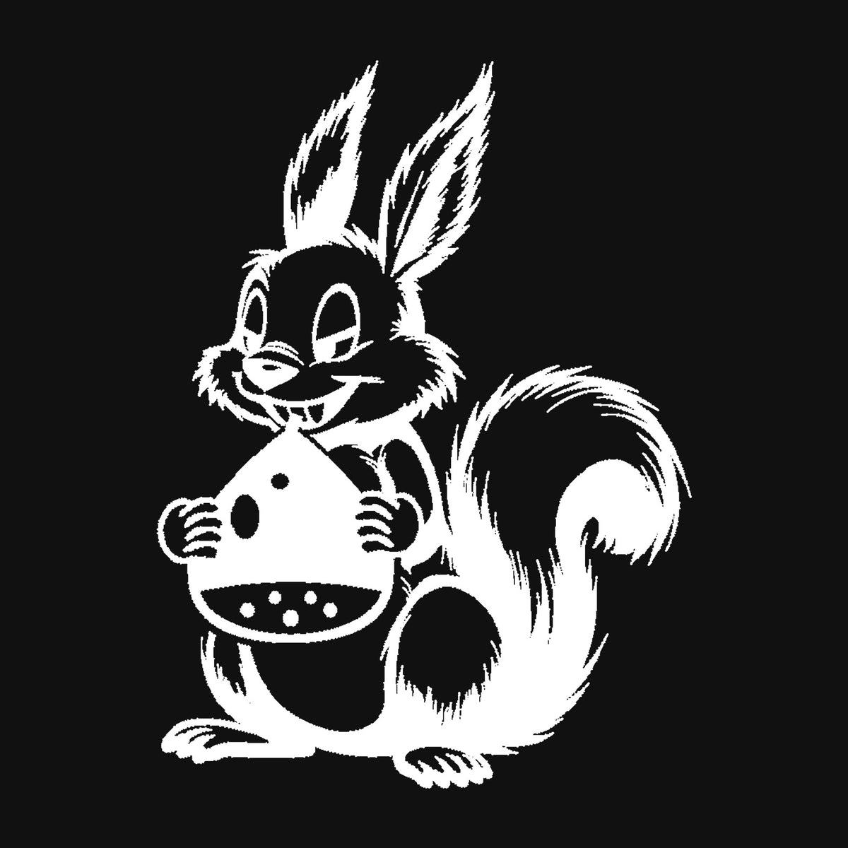 Chestnut&Squirrel3 ブラック ロゴ