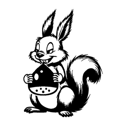 Chestnut&Squirrel3 ホワイト ロゴ