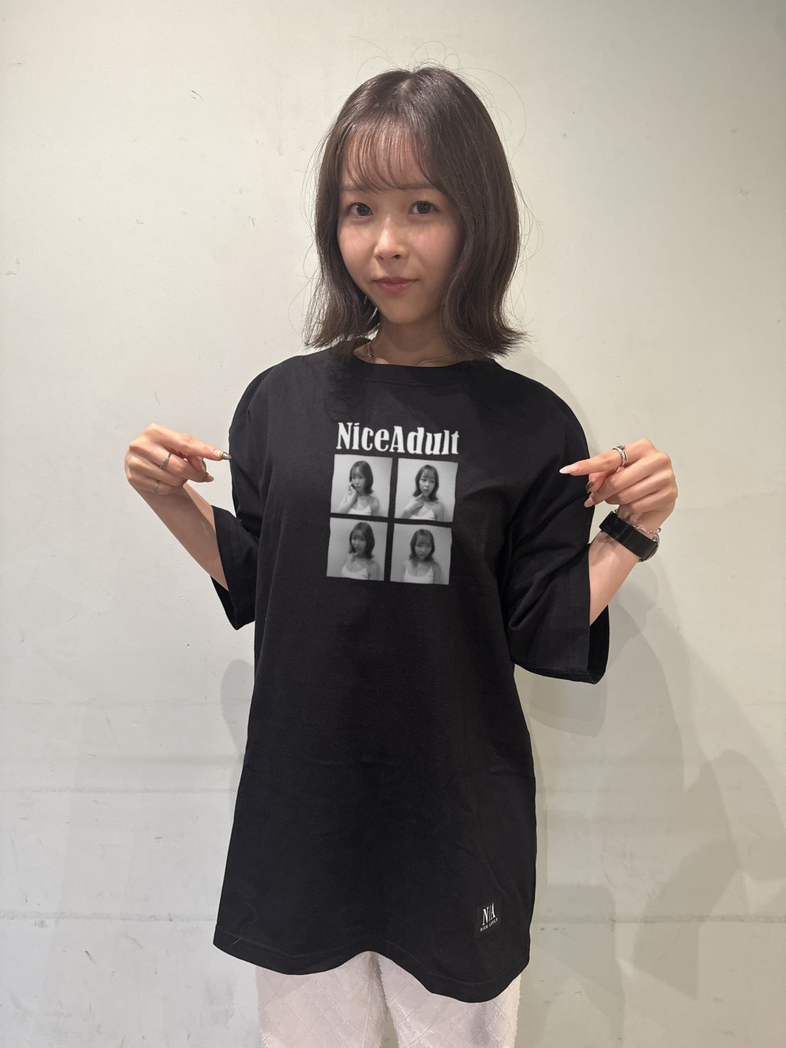 ひなたなつ着用 Black