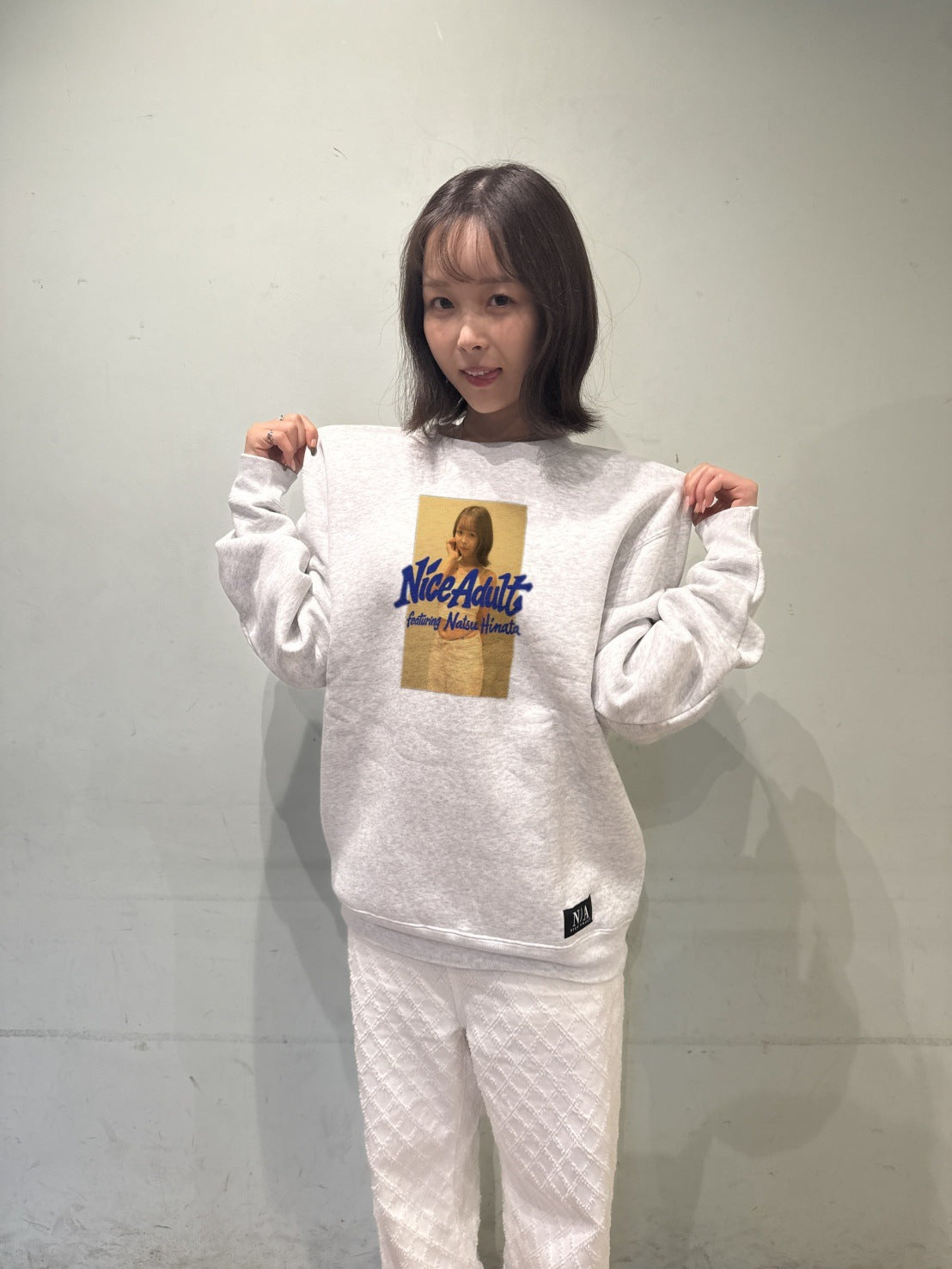 ひなたなつ着用 ネイビー