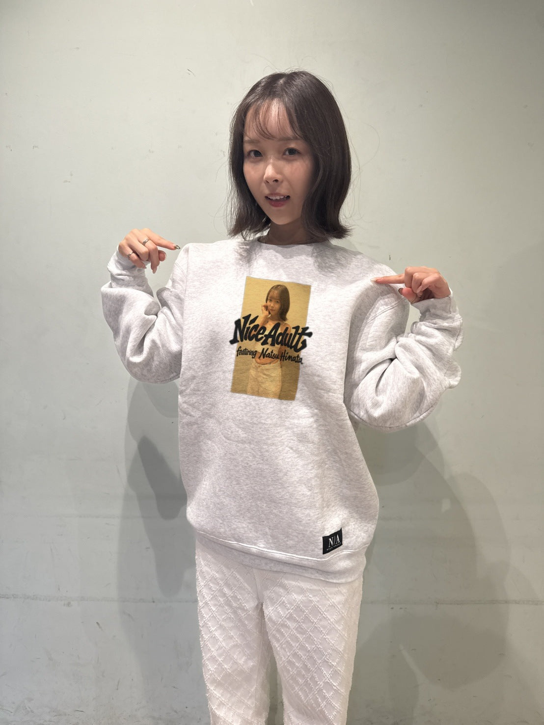 ひなたなつ着用 ブラック