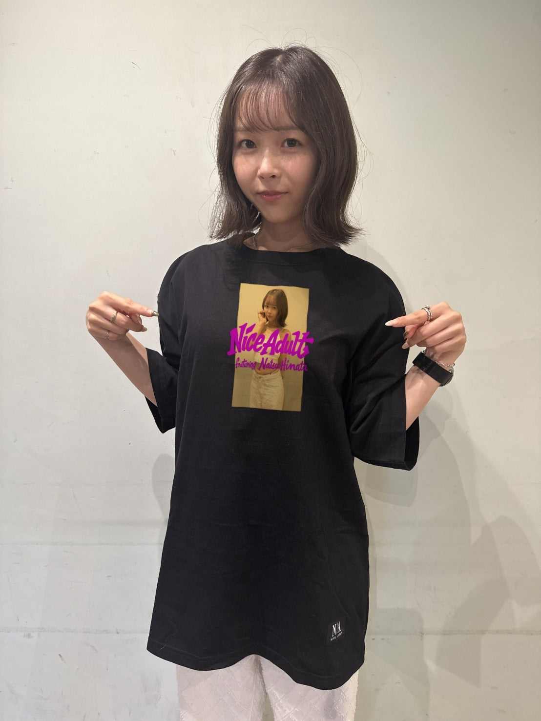 ひなたなつ着用 Black