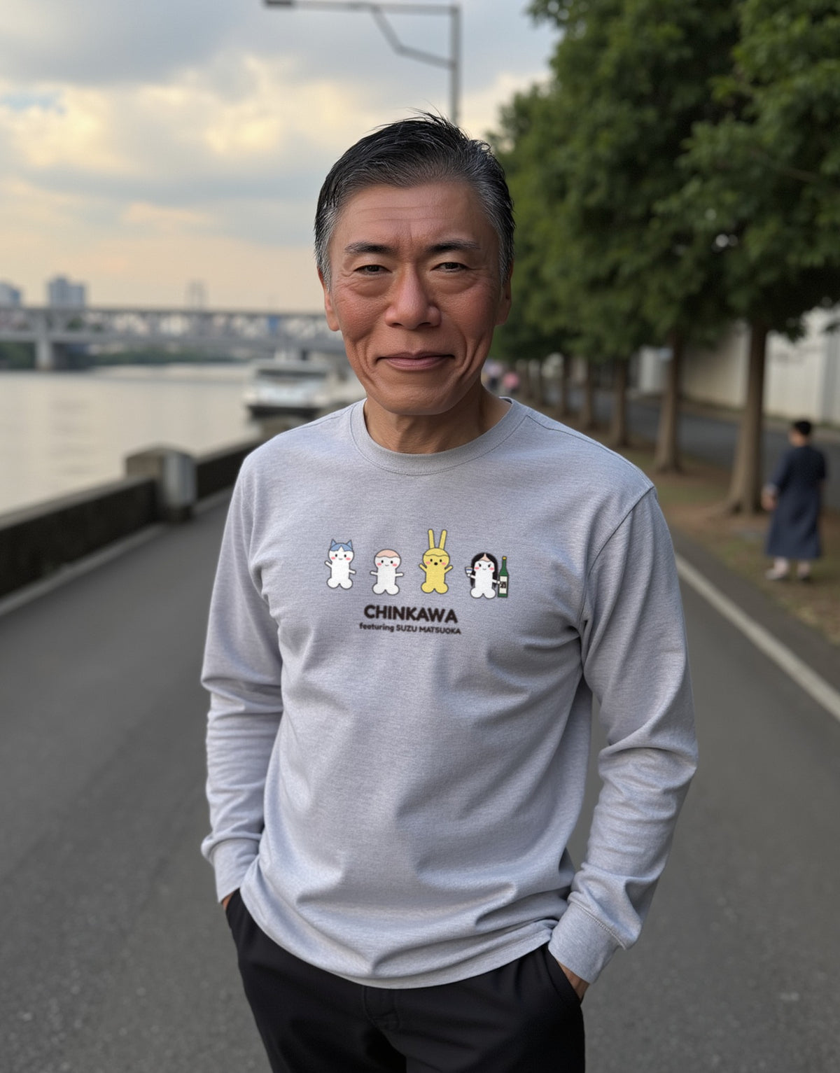 【☆期間限定☆松岡すずコラボ】Chinkawa_long-sleeve